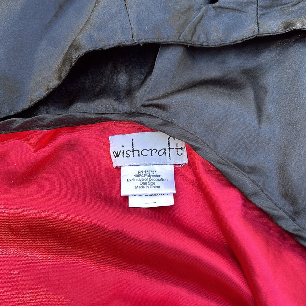 Witchcraft black bat cape - Picture 4 of 7